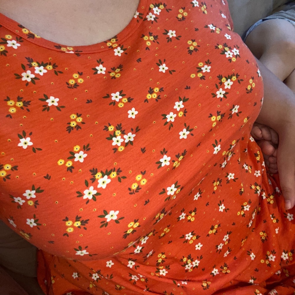 LuLaRoe Jessie, Orange Floral